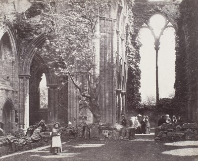 Interior - Tintern Abbey by Roger Fenton